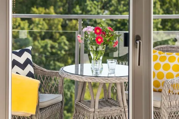 Balkon  FeWo Sky Suite Proradies Dachterrasse in PRORA - 8.51a