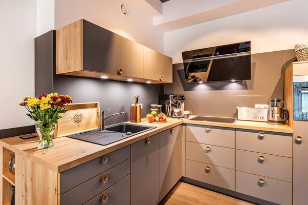 Vollausgestattete Küche: Kaffeemaschine  FeWo strandoffice in PRORA - 8.06