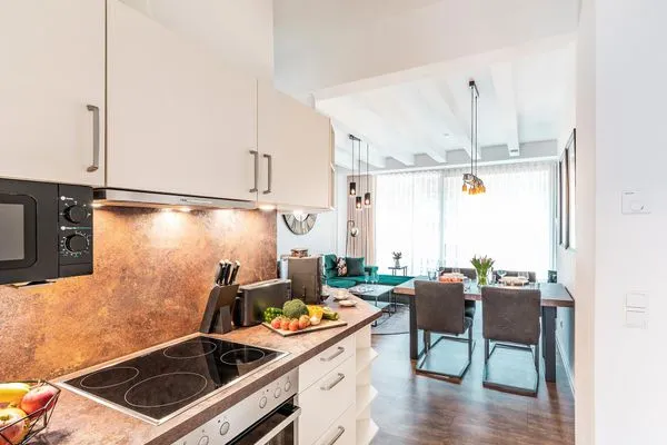 Vollausgestattete Küche  FeWo Smaragd in PRORA - 3.03