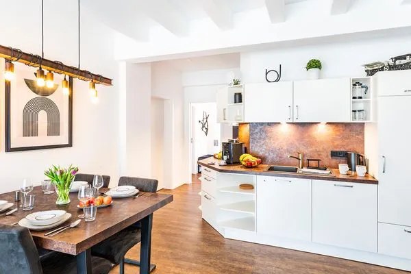 Vollausgestattete Küche  FeWo Smaragd in PRORA - 3.03