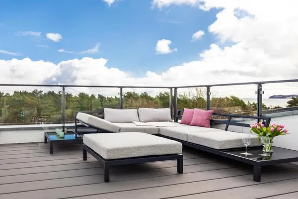 Dachterrasse  FeWo Sternenblick Dachterrasse in PRORA - 4.54