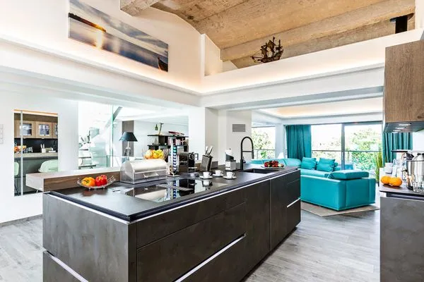 Vollausgestattete Küche  FeWo Stella Maris Dachterrasse in PRORA - 8.53