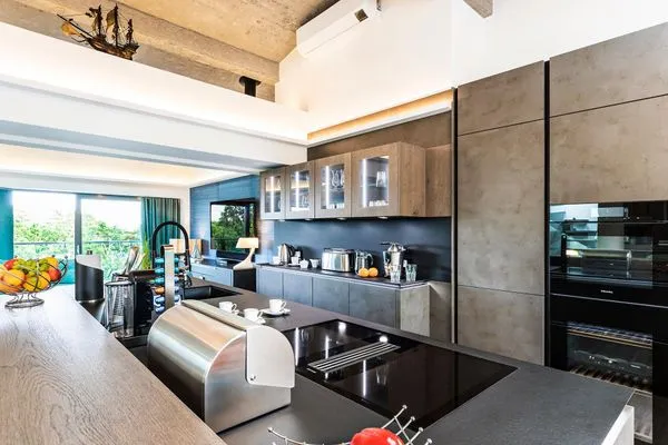 Vollausgestattete Küche  FeWo Stella Maris Dachterrasse in PRORA - 8.53