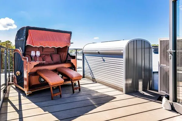 Dachterrasse  FeWo Stella Maris Dachterrasse in PRORA - 8.53