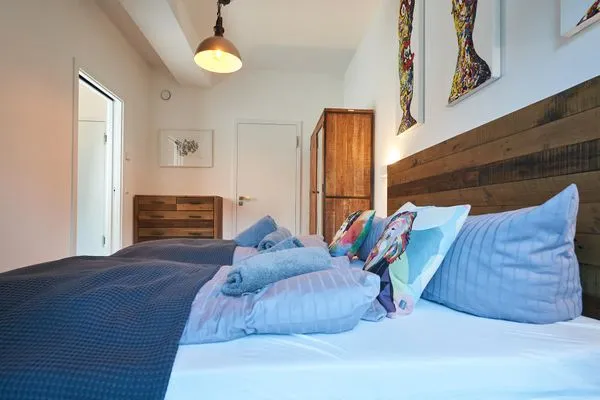 - Schlafzimmer 1: 1 Doppelbett (180 x 200), TV  FeWo Seemannsgarn in PRORA - 7.04