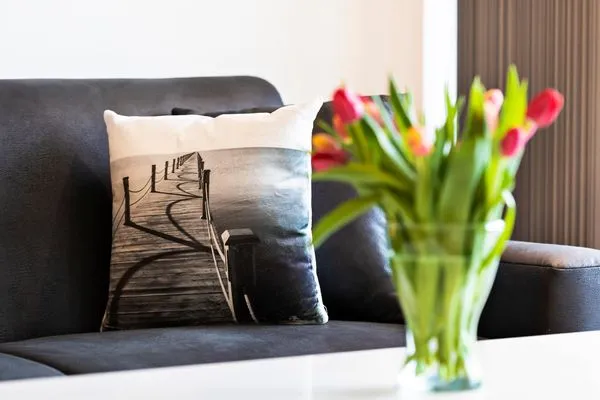 Offener Wohn- und Kochbereich  FeWo Dünenheide 3.3 in PRORA - 7.33