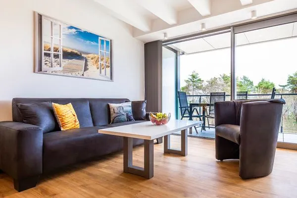 Offener Wohn- und Kochbereich  FeWo Dünenheide 3.4 in PRORA - 7.34