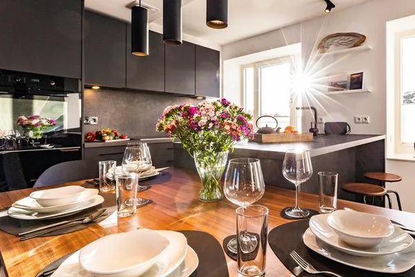 Vollausgestattete Küche  FeWo Hideaway in PRORA - 2.45