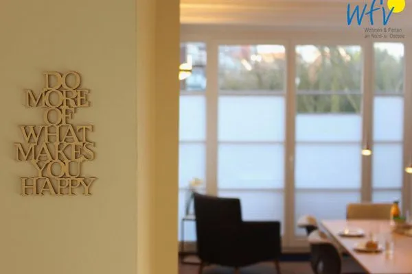 Dekoratives Detail Haus Nordland Ferienwohnung Gartenblick