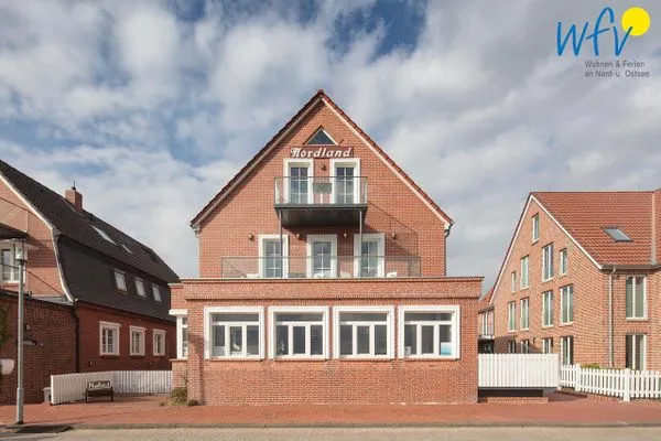 Hauptansicht Haus Nordland Ferienwohnung Gartenblick