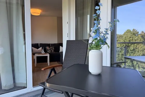 Haus Nordseebrandung FeWo A3.3 Sahlenburg - Balkon