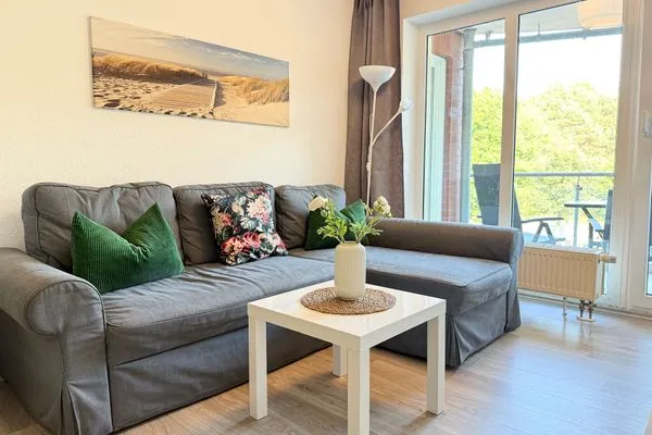 Haus Nordseebrandung FeWo A1.4 Sahlenburg - Wohnzimmer