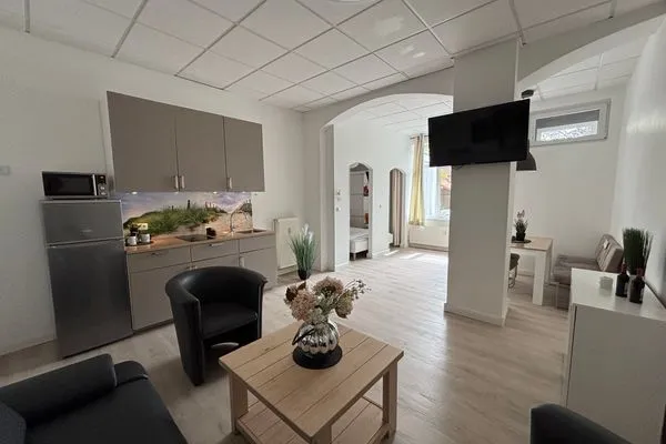 Wohnzimmer  Haus OstseeWelle -  Strandperle