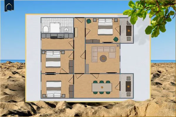 Grundriss Villa Tanneck App. 1