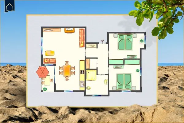 Grundriss Villa Doris App. 01 Merilyn