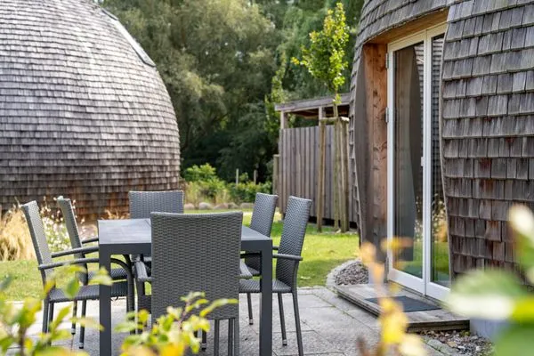 Ferienhaus Phoebe - Kugelhaus am Tollensesee - gemütlich sitzen und die Sonne genießen  Phoebe
