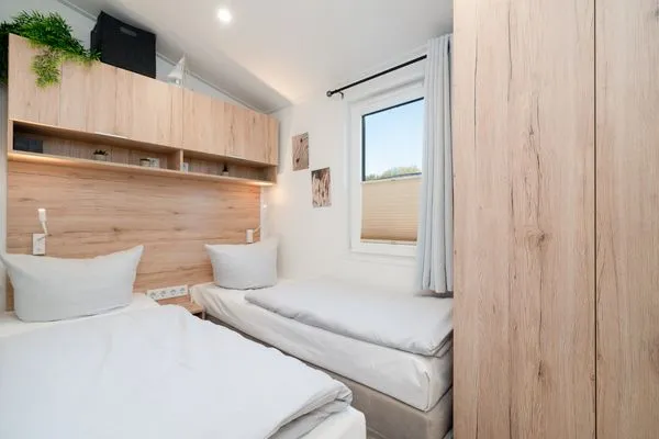 Schlafzimmer  Mobilheim "Casa del Relax"