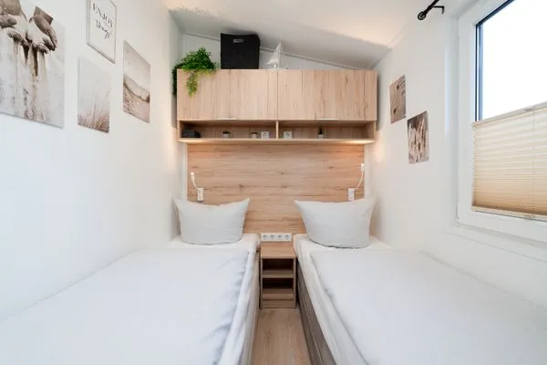 Schlafzimmer  Mobilheim "Casa del Relax"