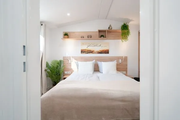 Schlafzimmer  Mobilheim "Casa del Relax"