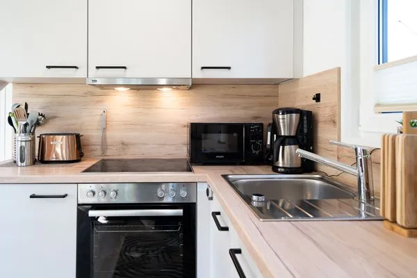 Küche / Küchenzeile  Mobilheim "Casa del Relax"