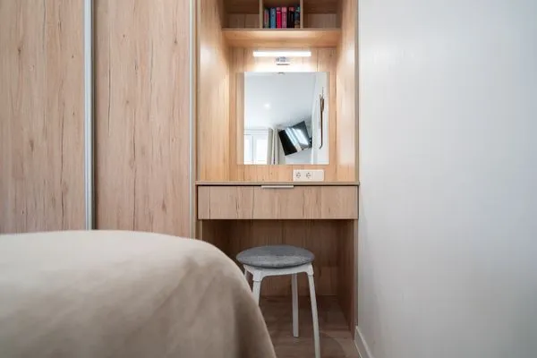 Schlafzimmer  Mobilheim "Casa del Relax"