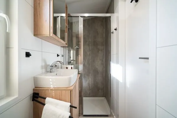 Badezimmer  Mobilheim "Casa del Relax"