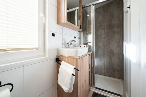Badezimmer  Mobilheim "Casa del Relax"