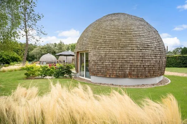 Ferienhaus Nordlichter - Kugelhaus am Tollensesee - Gartenblick  Nordlichter