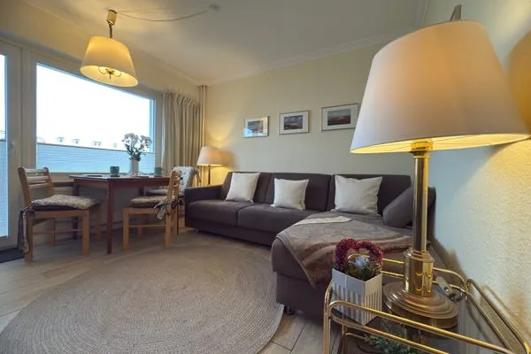 Wohnzimmer Ferienwohnung im Haus Nordland App 24