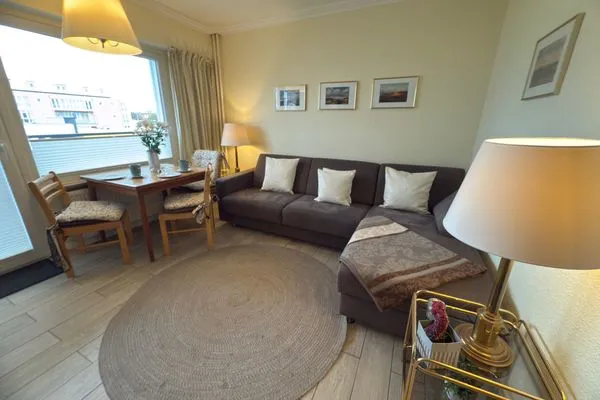 Wohnzimmer Ferienwohnung im Haus Nordland App 24