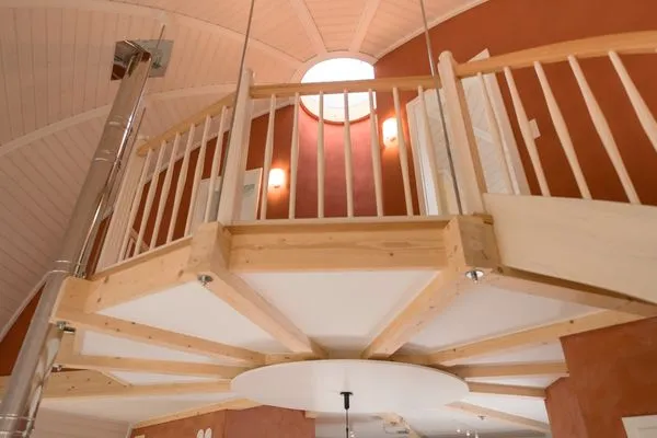 Ferienhaus Eos - Kugelhaus am Tollensesee - spezielle Konstruktion, auch im Obergeschoss  Eos