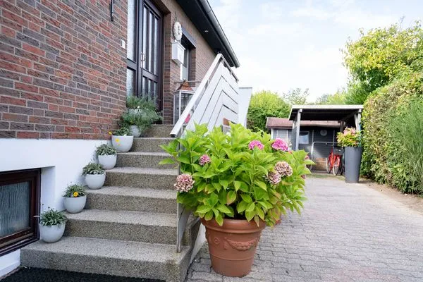 Fassade / Eingang  (HER16d) Ferienwohnung "Ankes Gästehaus 2" F***