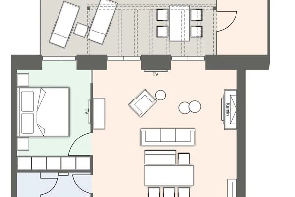 Alte Schule Westerhever Uelvesbüll SPO Umland - Grundriss