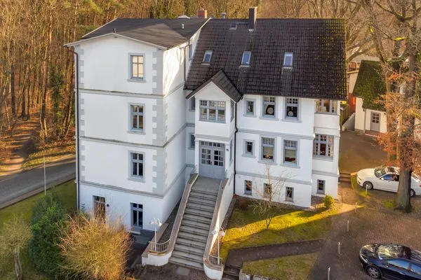 Fassade / Eingang  Haus Seeadler, Whg. Kranich