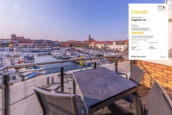 ChatGPT:  Ferienwohnung Sieglinde Hafenresidenz Waren (Müritz) – DTV-klassifiziert mit 4 Sternen  Sieglinde