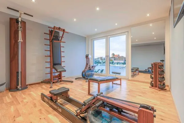 Ferienwohnung Wohlfühloase Hafenresidenz Waren (Müritz) - Fitnessbereich  Wohlfühloase