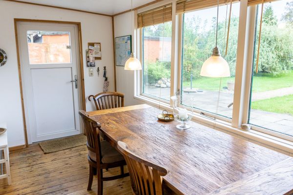  Ferienhaus Heimathafen Tönning - Essbereich