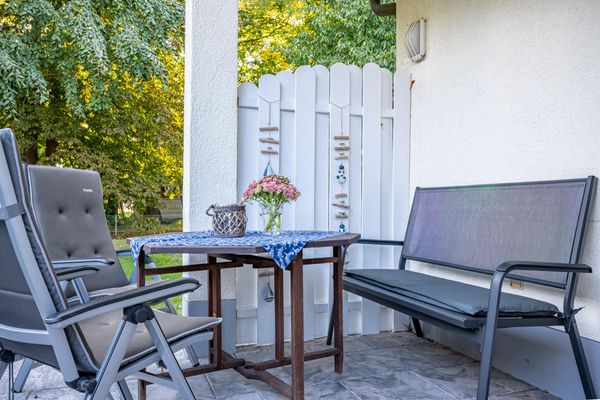  Sonneneck Birkenstraße 11c Zingst - Terrasse