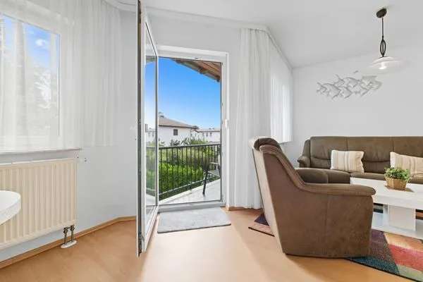 Wohnzimmer  Stranddistel, Am Küstenwald, Whg. 2 OG