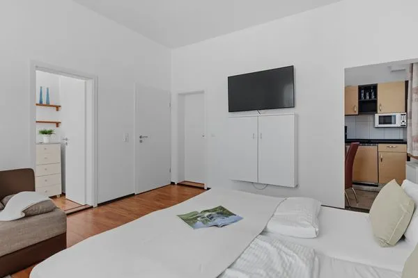 Wohnzimmer  Stranddistel, Haus Gudrun: Whg. 4