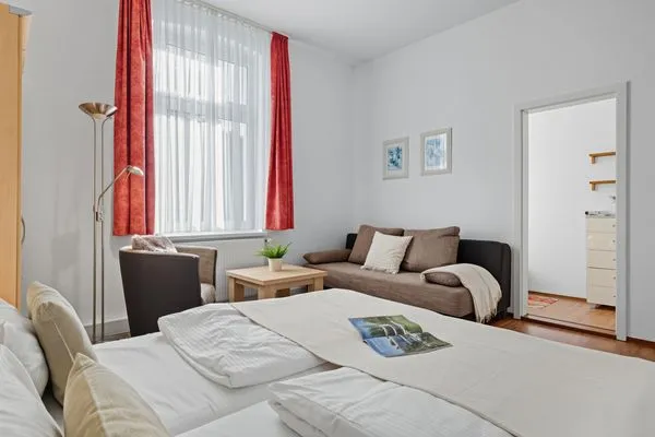 Wohnzimmer  Stranddistel, Haus Gudrun: Whg. 4