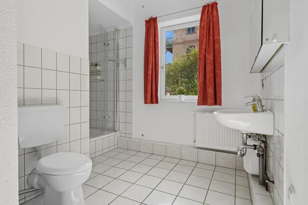 Badezimmer  Stranddistel, Haus Gudrun: Whg. 5