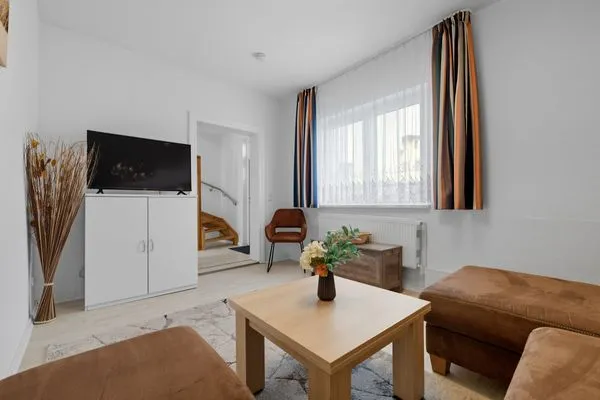 Wohnzimmer  Stranddistel, Haus Gudrun: Whg. 8