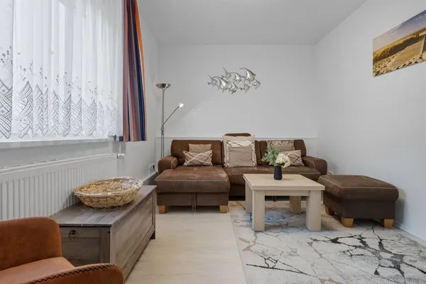 Wohnzimmer  Stranddistel, Haus Gudrun: Whg. 8