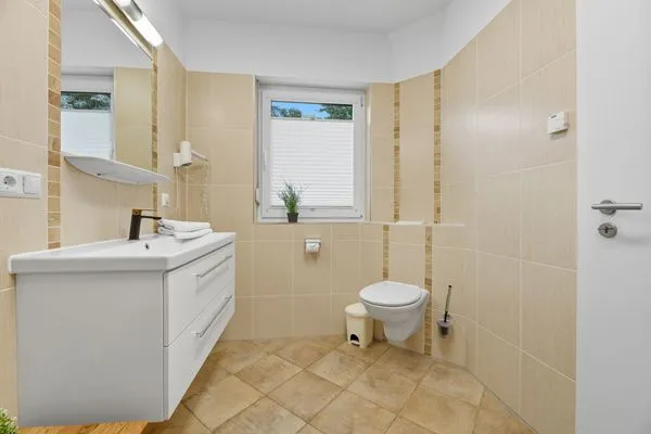 Badezimmer  Villa Stranddistel, Whg. 2