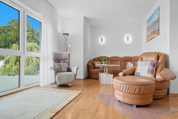 Wohnzimmer  Villa Stranddistel, Whg. 3