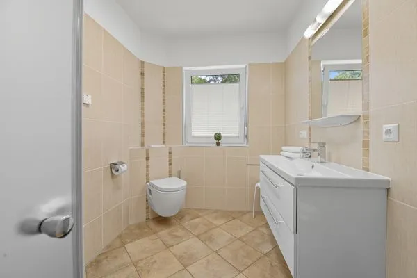 Badezimmer  Villa Stranddistel, Whg. 3