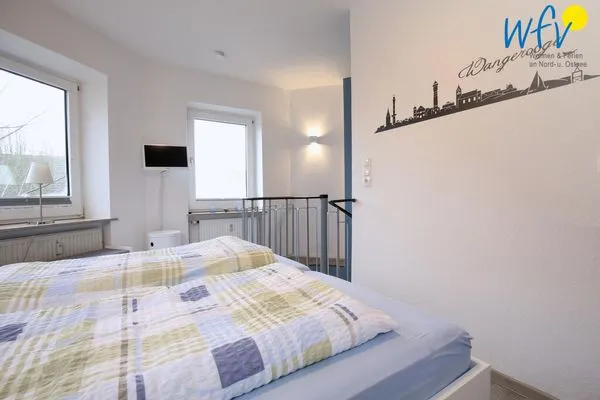 Schlafzimmer Haus Solaris Ferienwohnung D'runner un D'rover