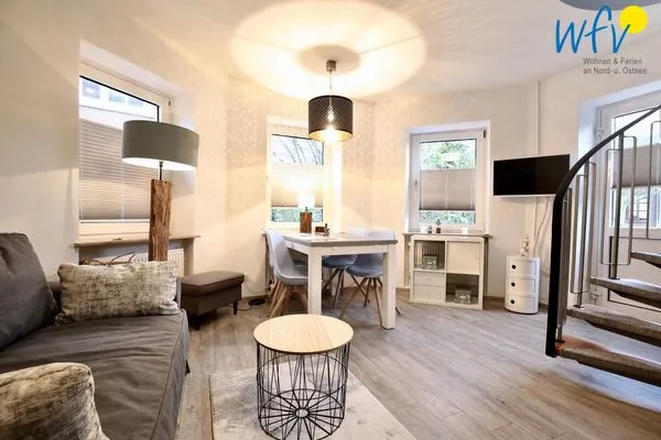 Wohnzimmer Haus Solaris Ferienwohnung D'runner un D'rover