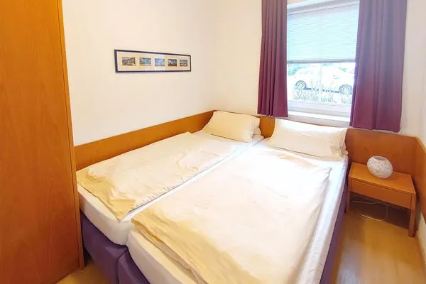 Schlafzimmer in der Ferienwohnung Auszeit am Meer in Wittdün auf Amrum Haus *Südspitze 17* Ferienwohnung *Auszeit am Meer*